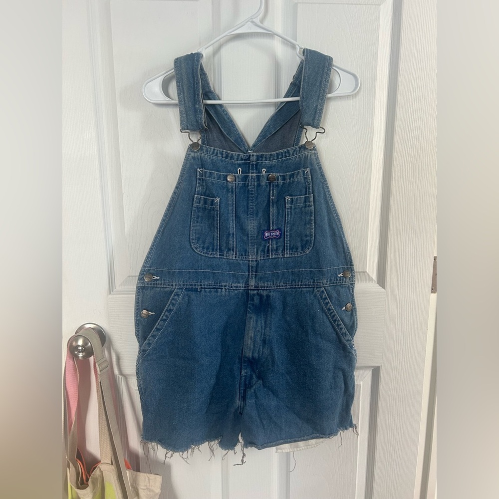 Classic big smith overall cutoffs- worn with love
